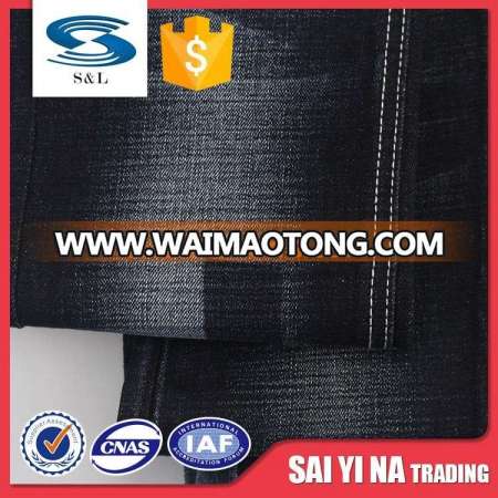 B84 Stretch denim fabric jean material raw denim jeans trousers fabric cheap price